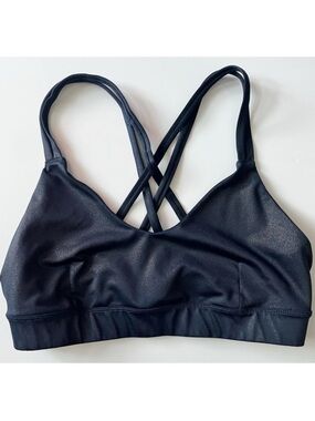 Joy Lab • Navy Shimmer Strappy Sports Bra
